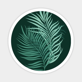 Jungle Secret (Palm Leaves Pattern) Magnet